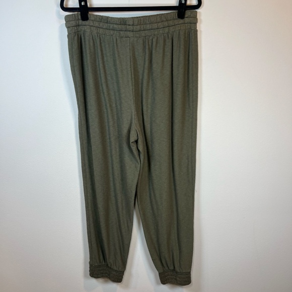 Anthropologie Saturday Sunday  Women's Billie Textured Jogger Pants Olive  Large - Picture 9 of 12